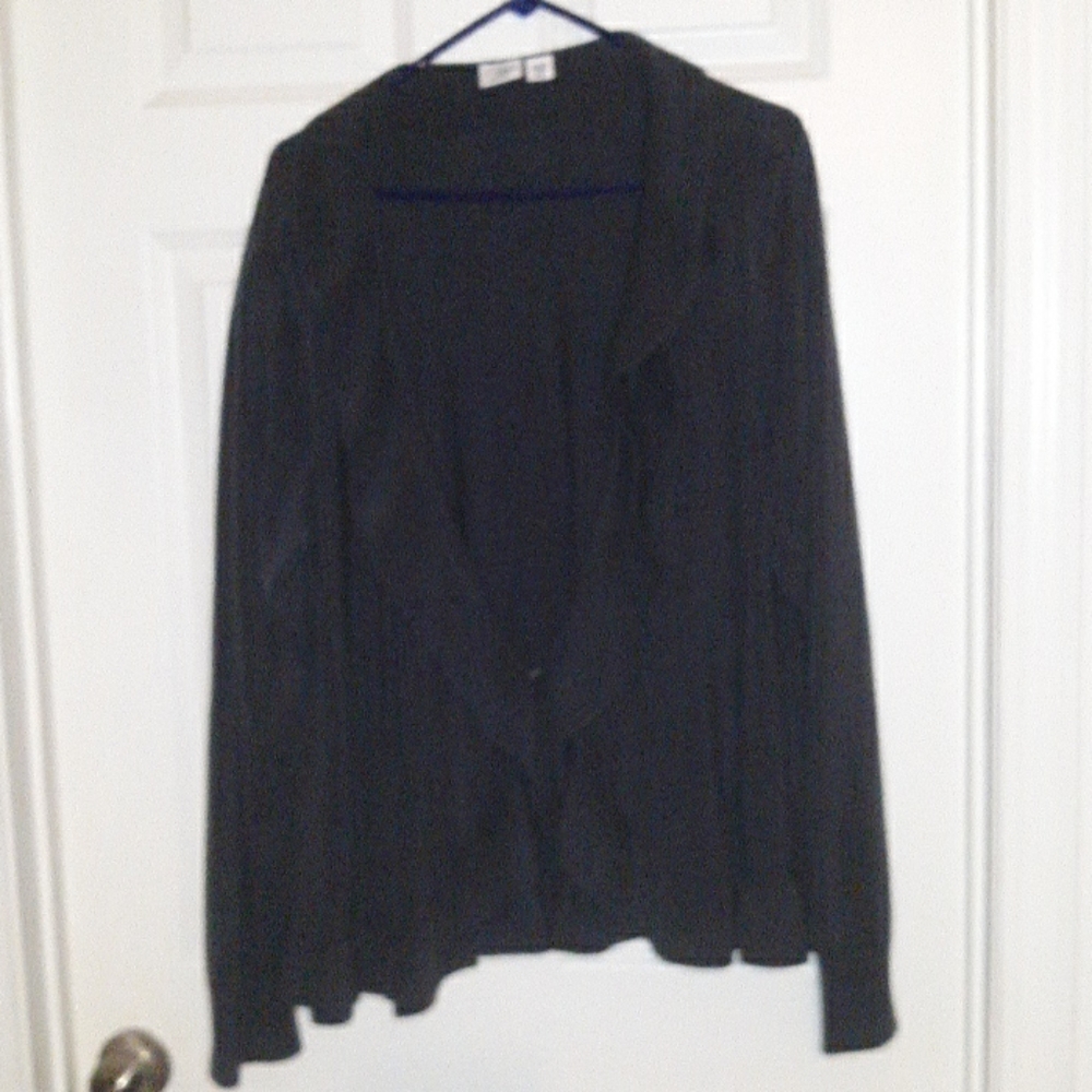 Cato 26/28 dark grey sweater cardigan/jacket